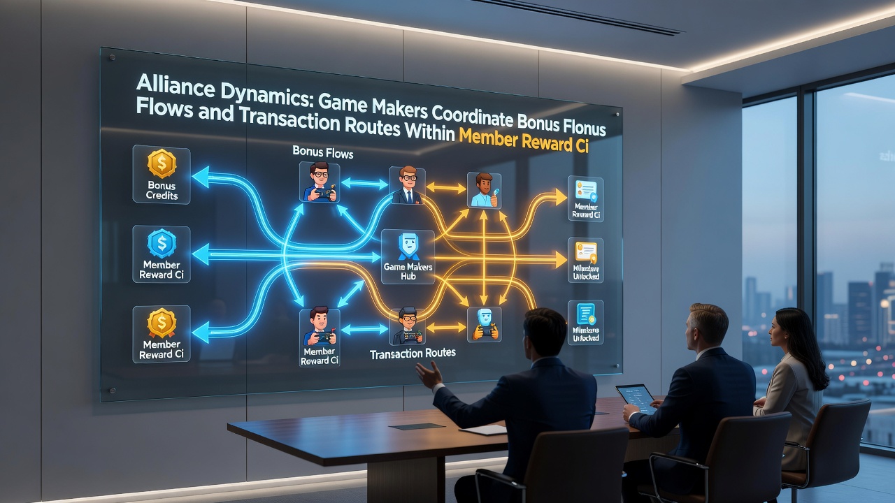 Transaction routes and reward coordination in gaming alliances
