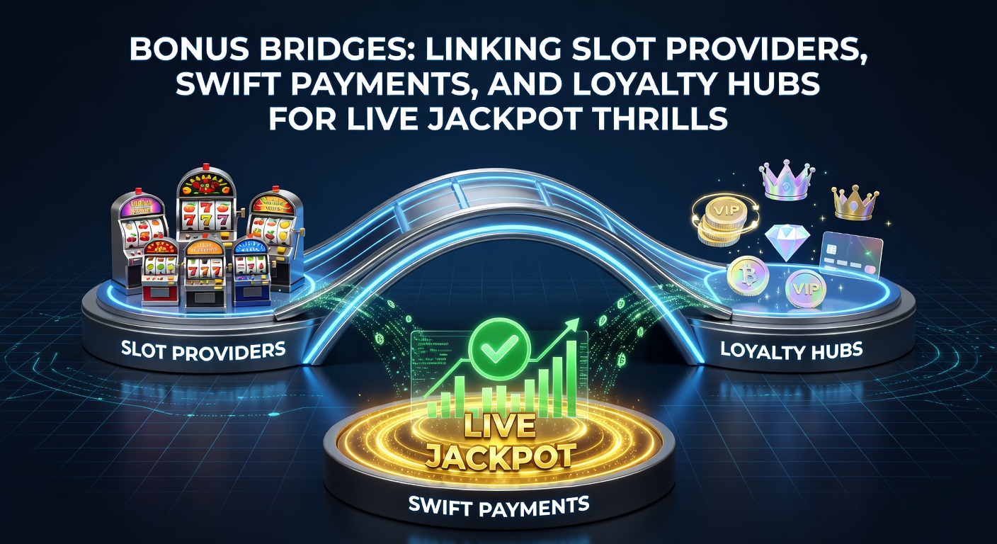Vibrant graphic showing lightning-fast payment arrows connecting slot reels to glowing jackpot meters and loyalty badges