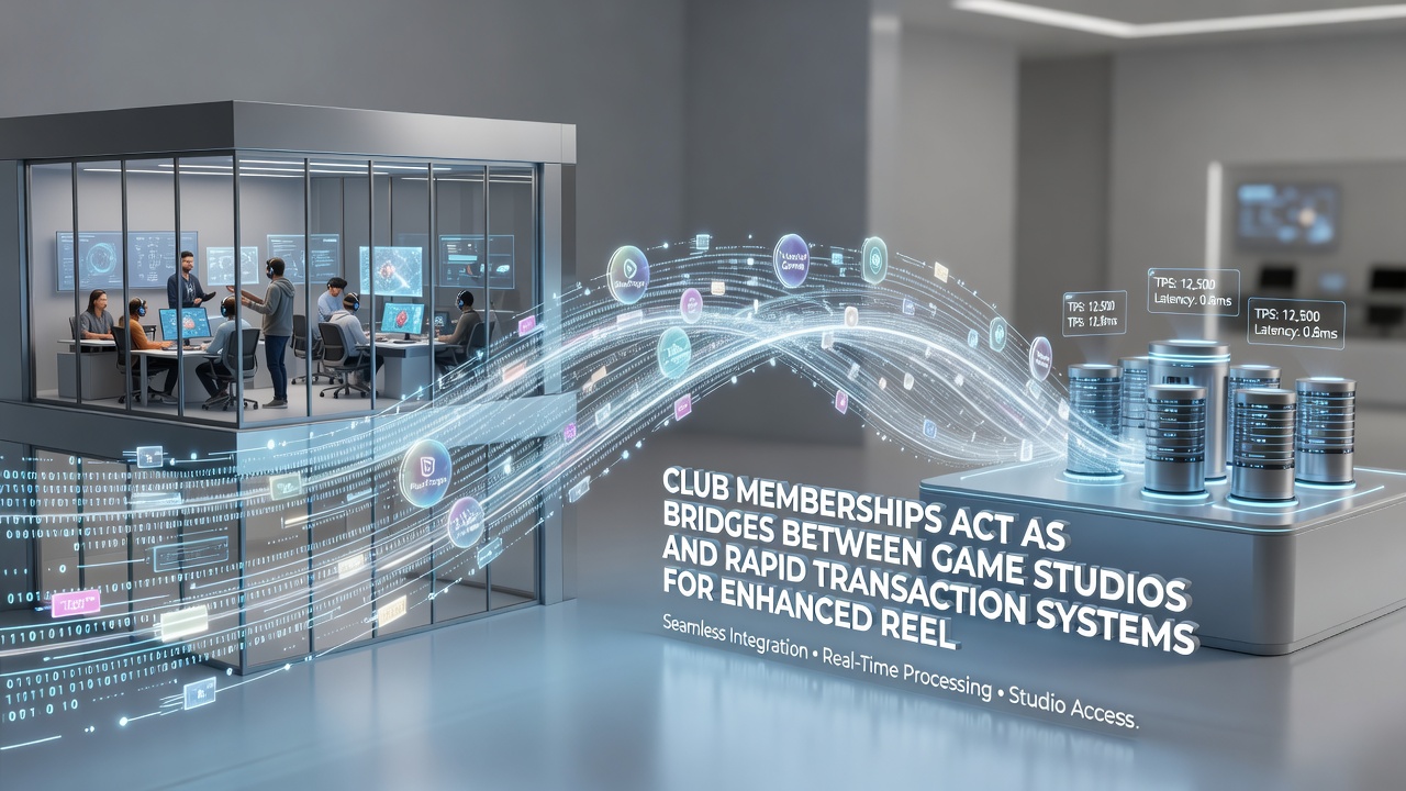 Diagram depicting data flow between membership platforms, transaction processors, and slot reel engines with real-time synchronization arrows