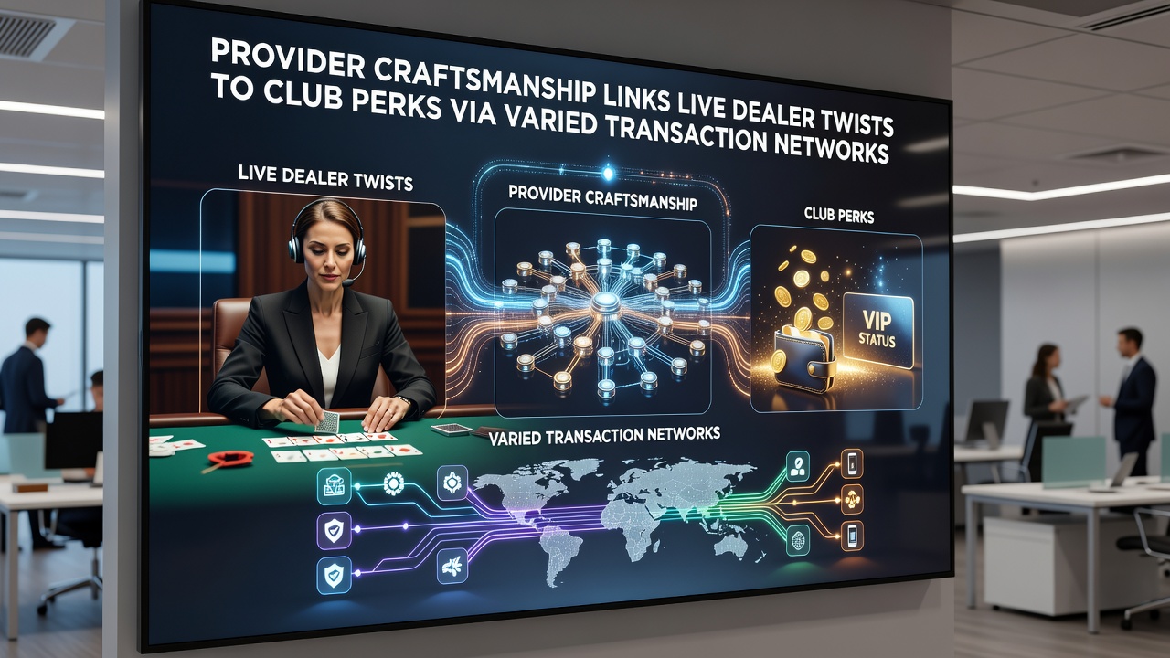 Live dealer studio setup showing transaction-linked reward activation on player screens
